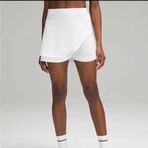 Asymmetrical Layered High-Rise Tennis Skirt